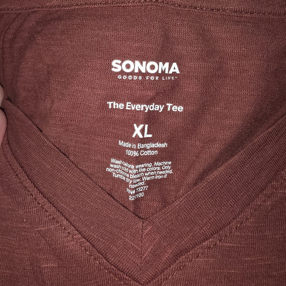 Sonoma The Everyday Tee in Warm Brown